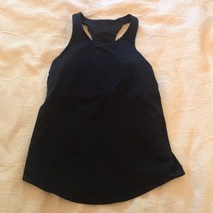Lululemon Racerback Navy Blue Tank